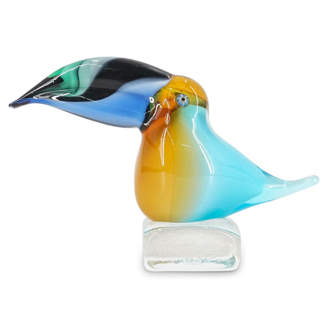Murano Toucan Parrot Art Glass Figurine (1 of 3)