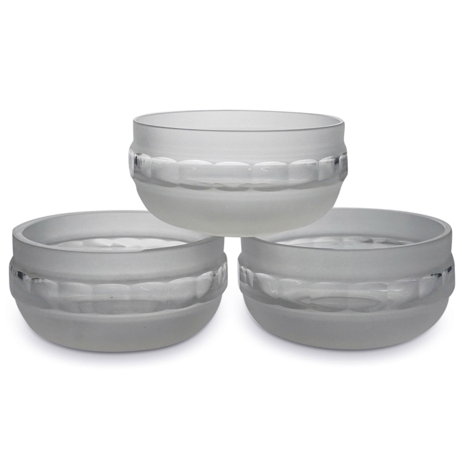 (3 Pc) Rosenthal by Michael Boehm Crystal Bowls Set (1 of 4)