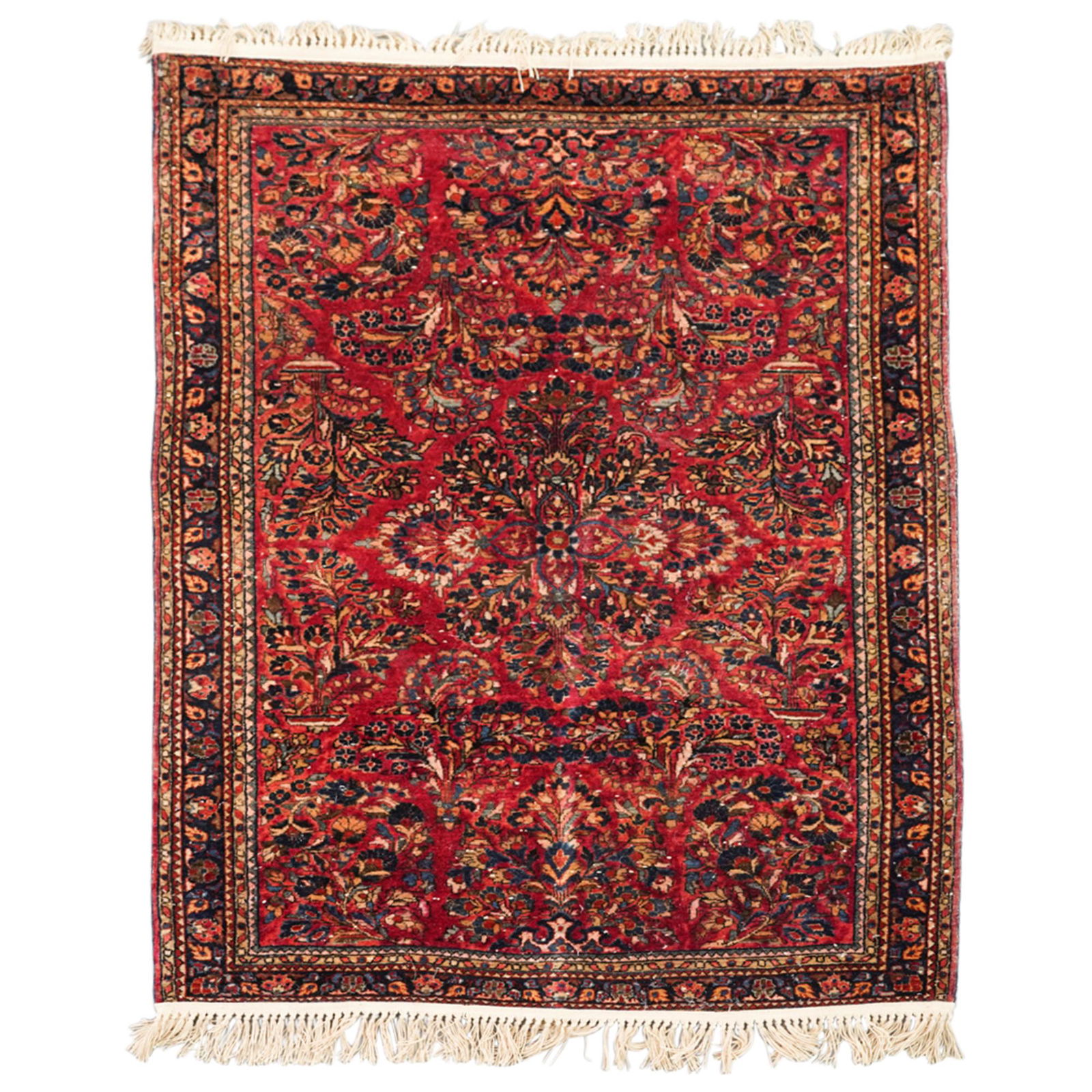 Persian Handwoven Silk & Wool Blend Area Rug (1 of 5)