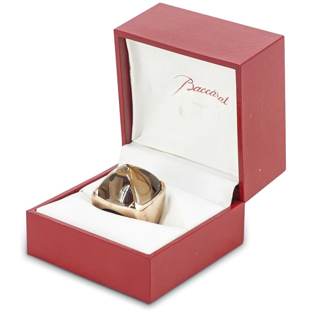 Baccarat Sterling Silver Crystal Ring (1 of 6)