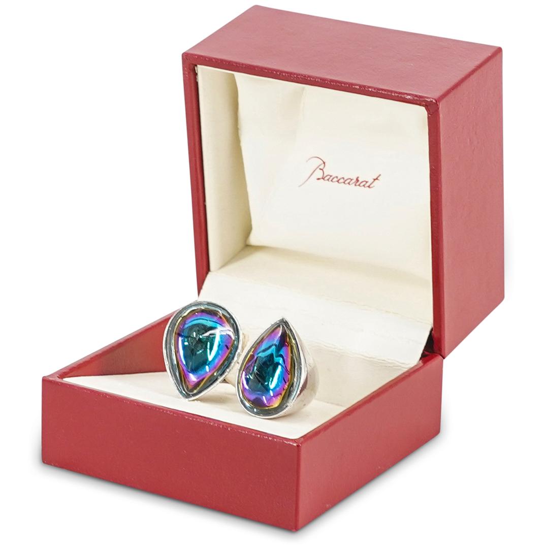 Baccarat Sterling Silver & Crystal Ring (1 of 9)