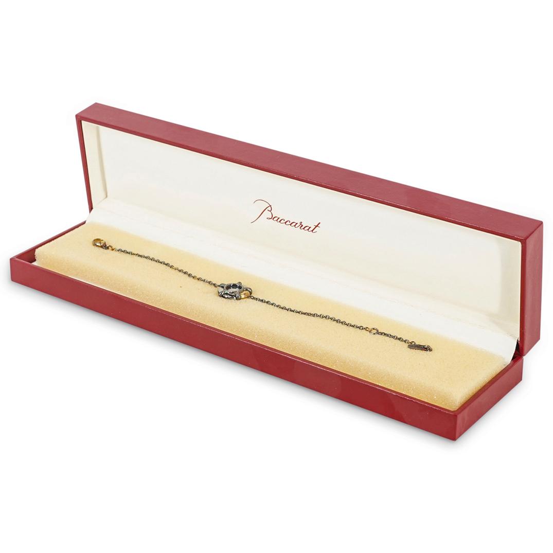 Baccarat Sterling Silver & Crystal Bracelet (1 of 6)