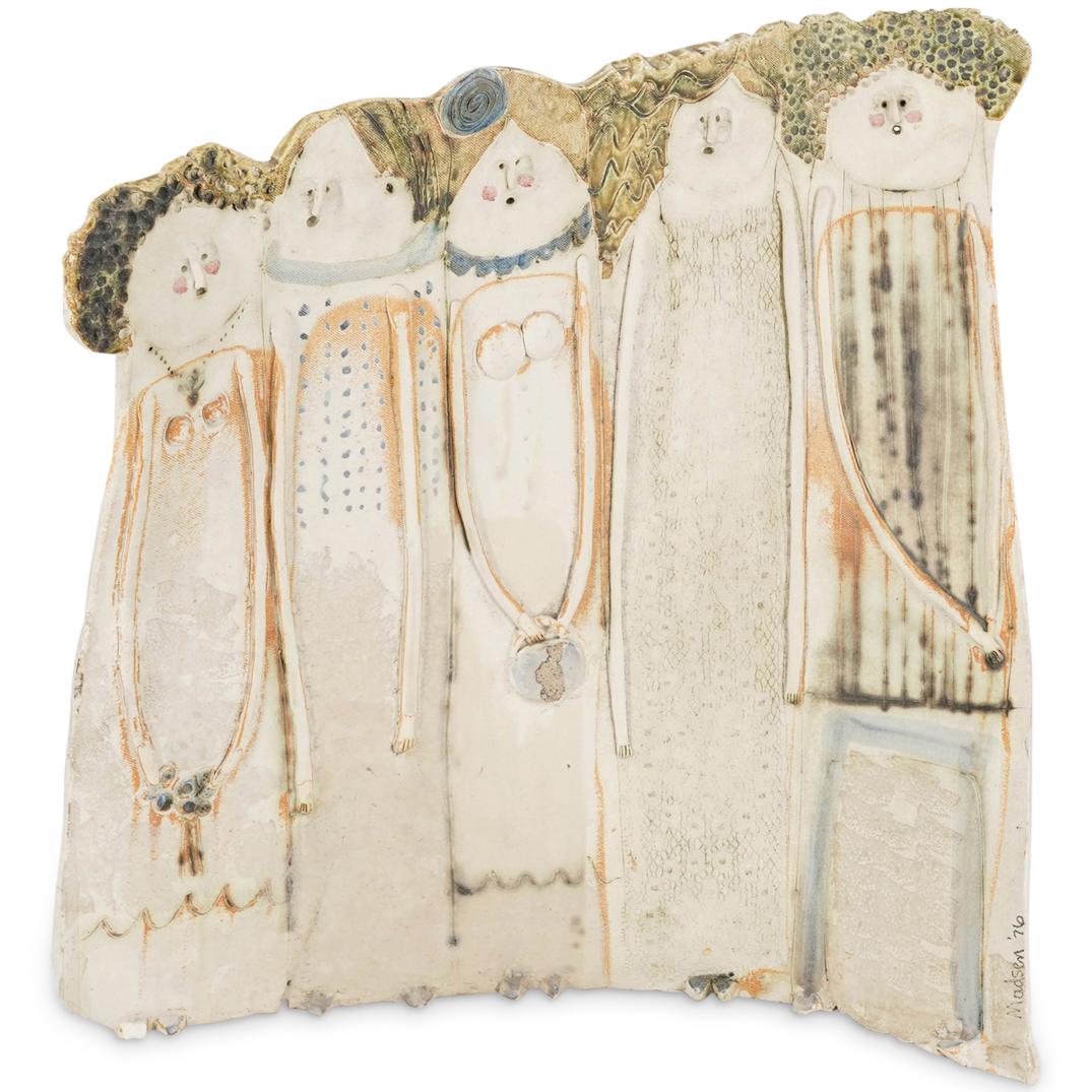 Madsen Hand Painted Porcelain Plaque (1 of 5)