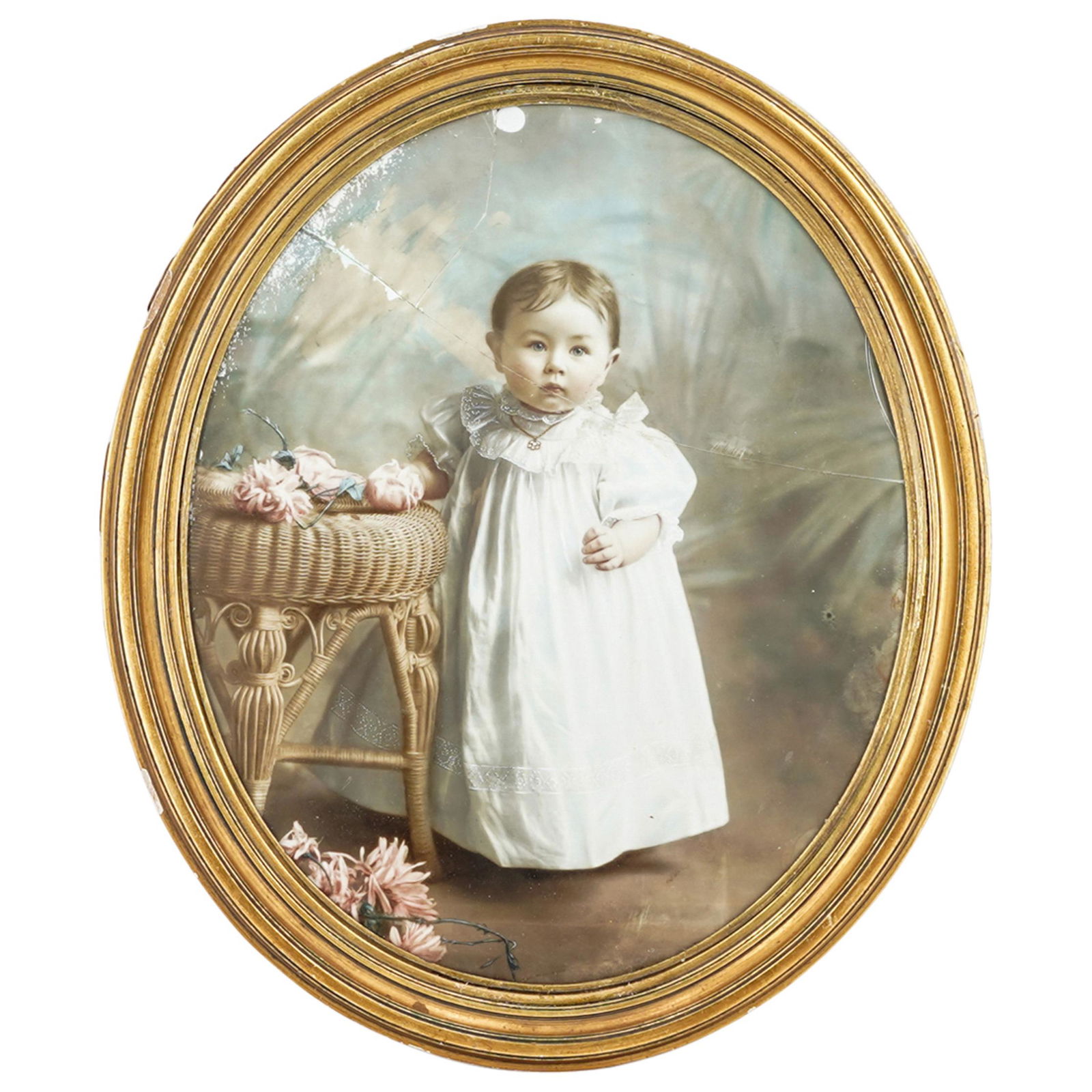 Realistic Porcelain Portrait Painting (1 of 5)