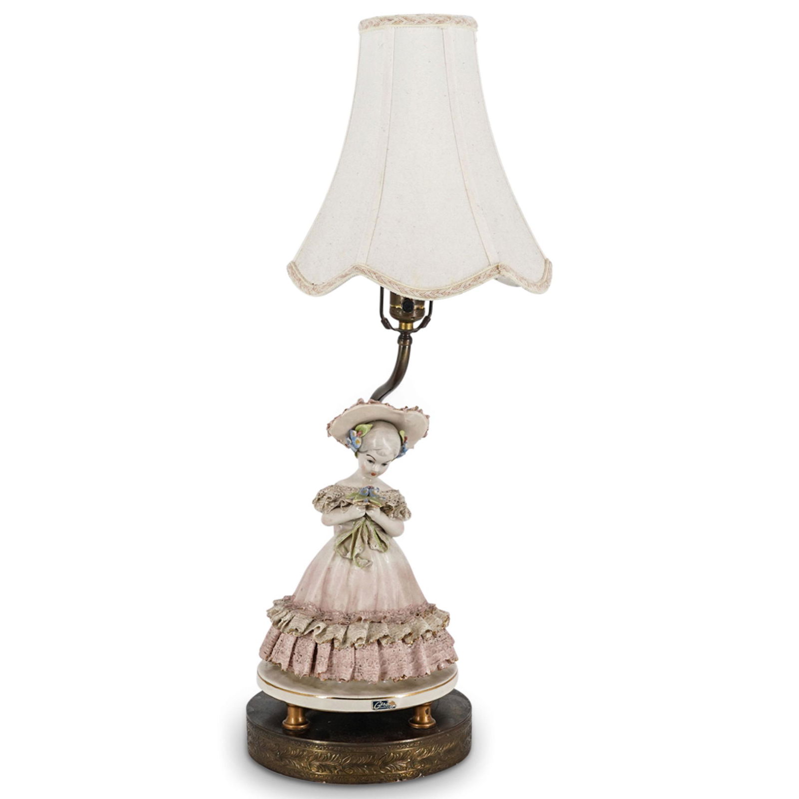 Cybis Era Cordey Figural Porcelain Table Lamp (1 of 6)