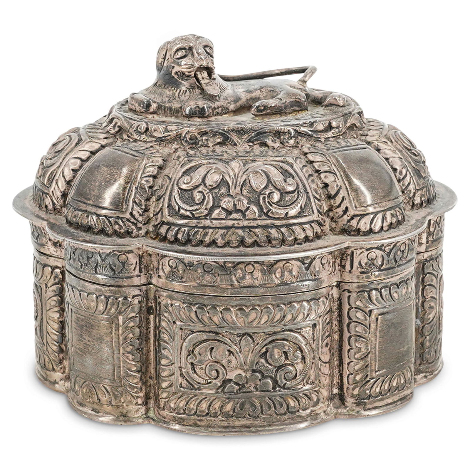 Antique Indian Silver Box (1 of 7)