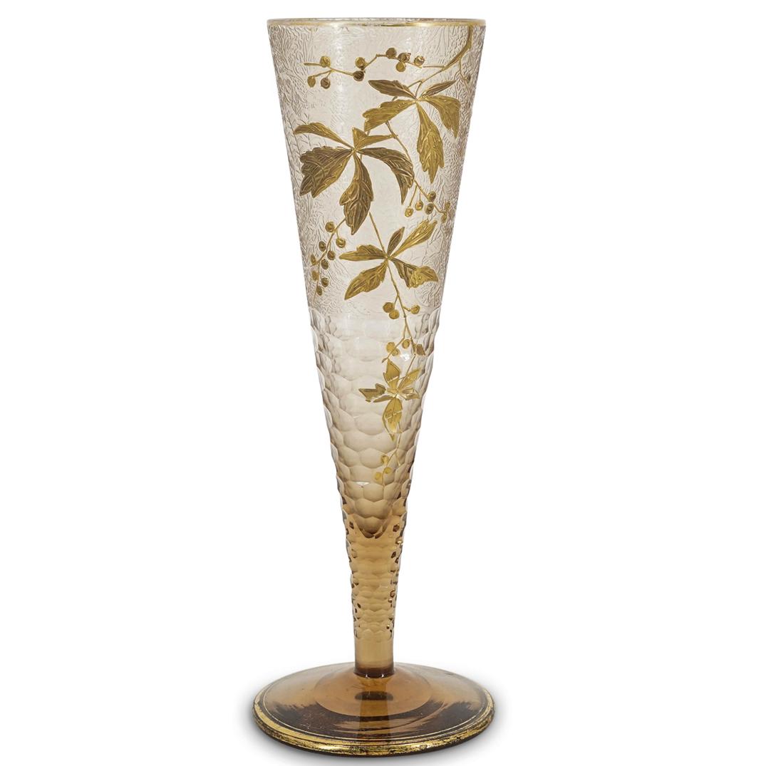 Possibly Legras Glass & Enamel Cornet (1 of 9)