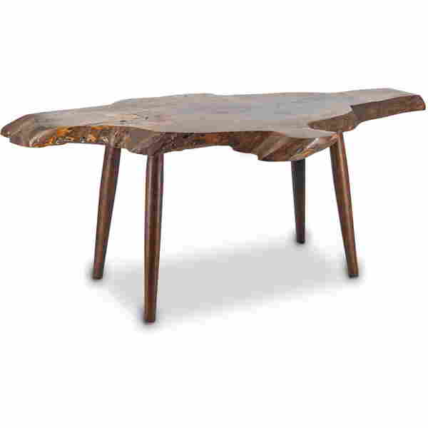 Roy Sheldon Black Walnut Root Live Edge Wood Table May 17, 2022