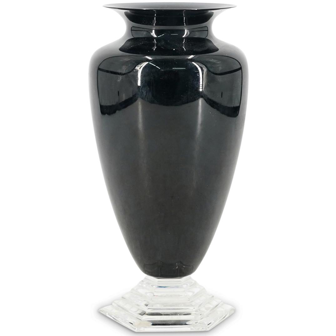 Baccarat Black Orsay Vase (1 of 6)
