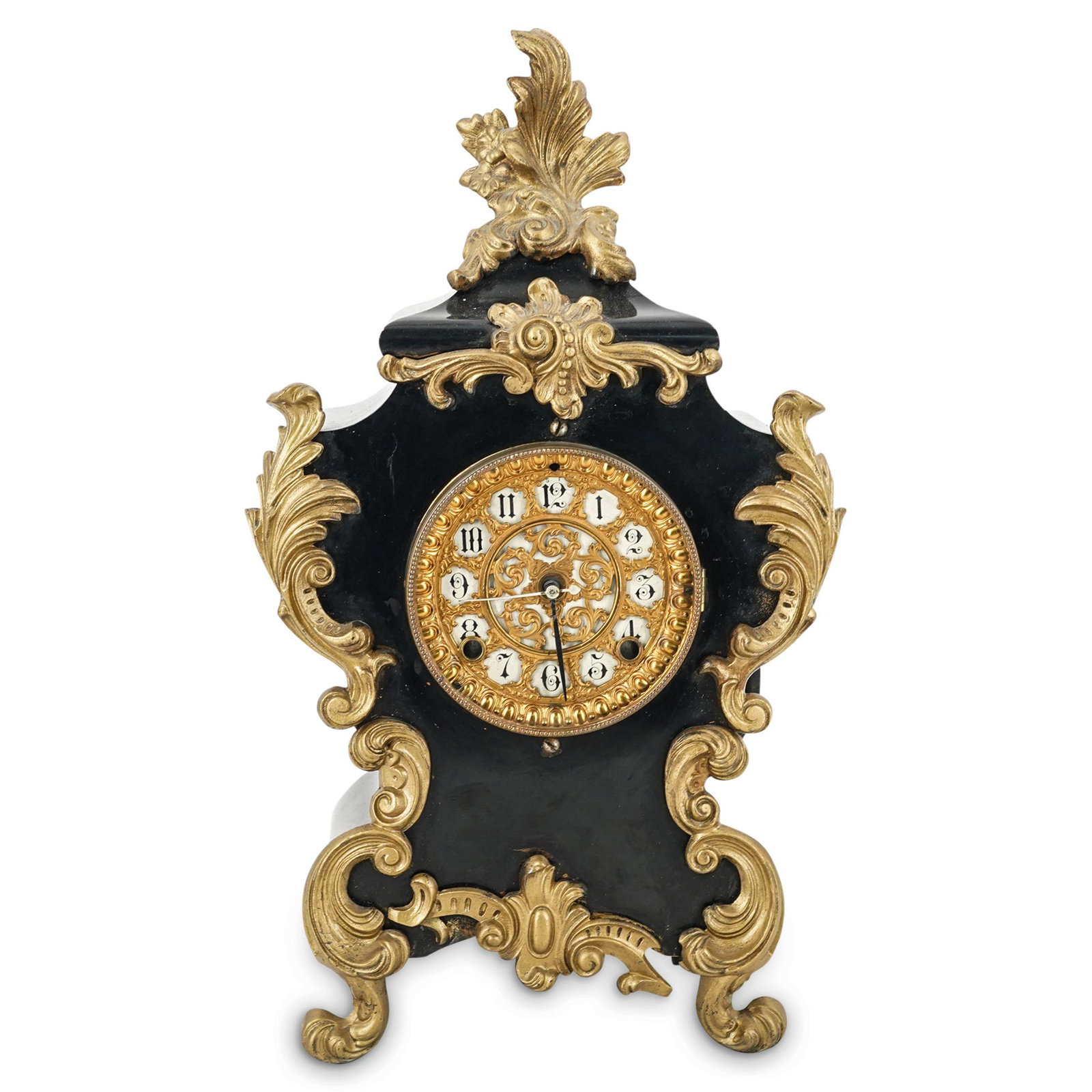 Antique Metal And Bronze Electric Clock (1 of 9)