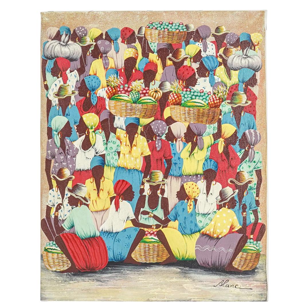 Jean Claude Blanc (Haiti, 1965) Acrylic on Canvas (1 of 5)