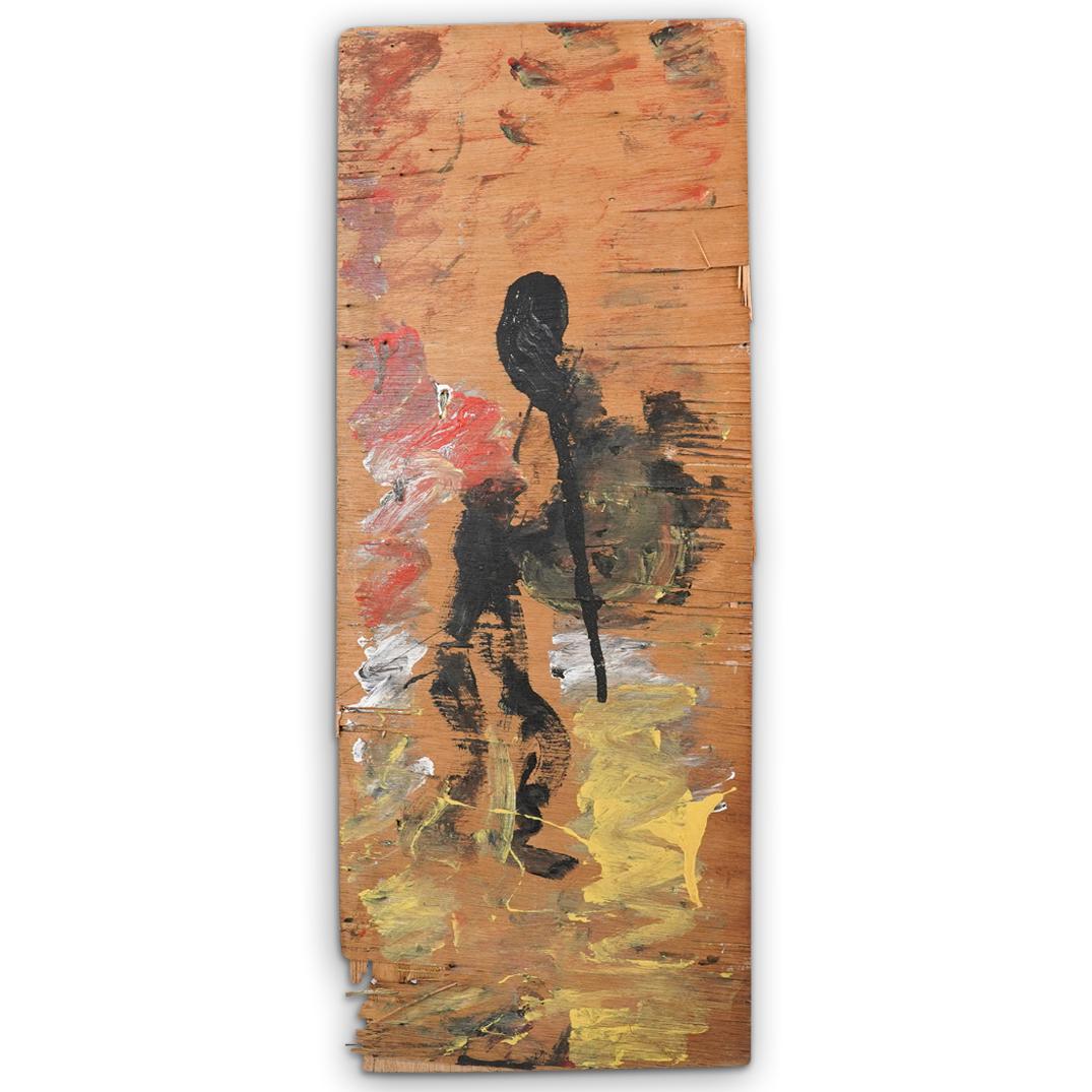 Purvis Young (American 1943-2010) Mixed Media Painting (1 of 5)