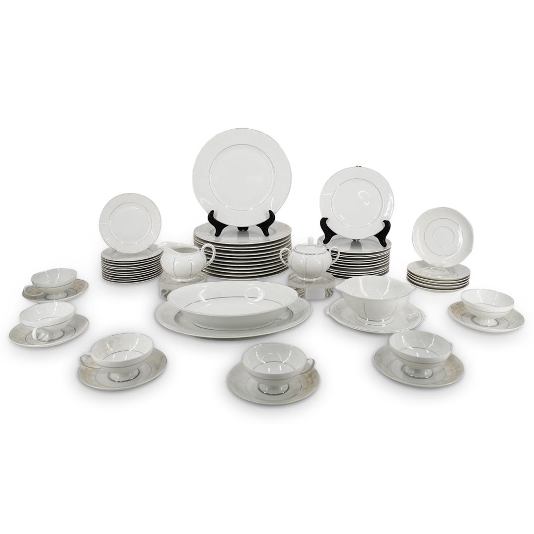 (61Pc) Rosenthal "Royal Platinum" Porcelain Service Set (1 of 10)