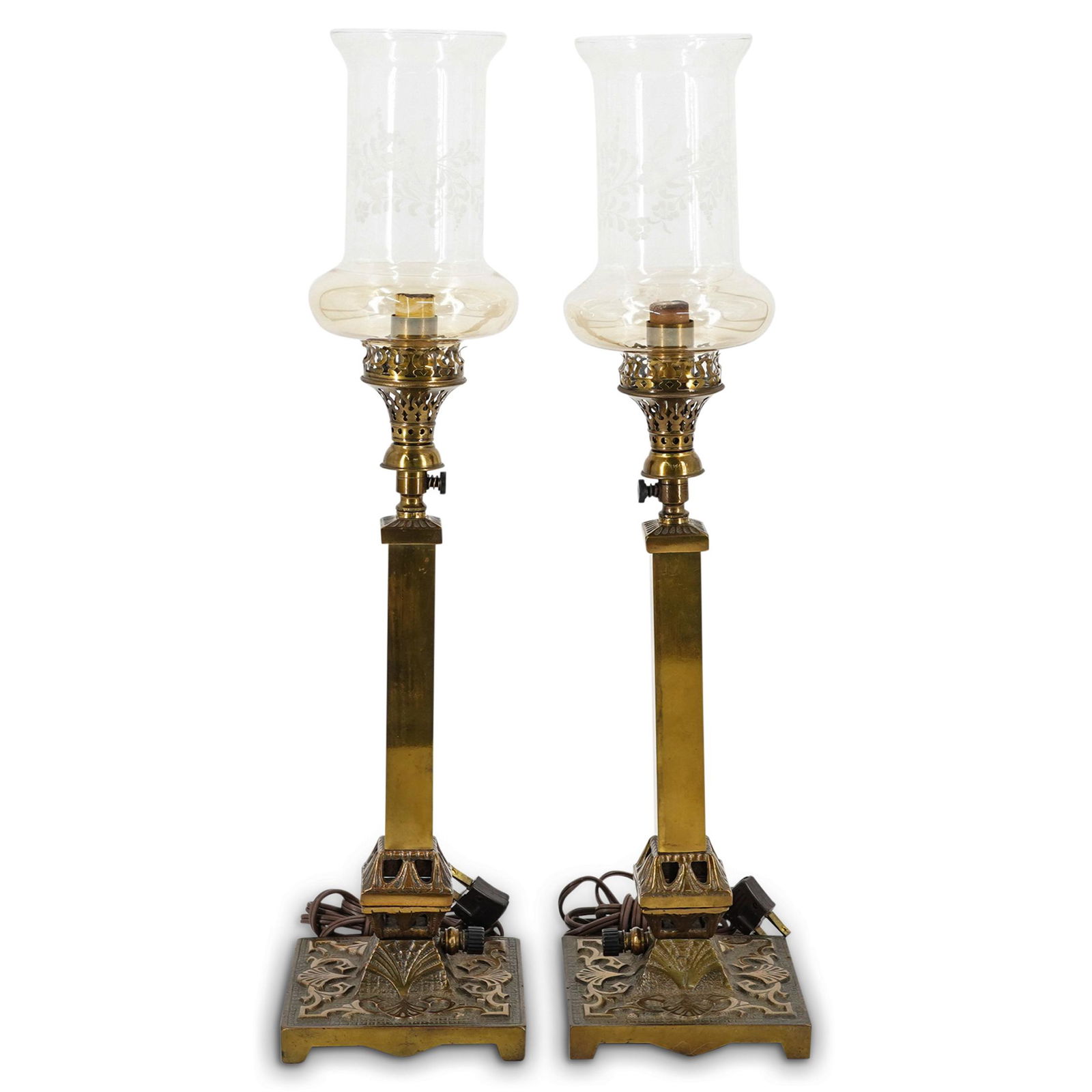 Pair Of Welsbach Art Deco Table Lamps (1 of 12)