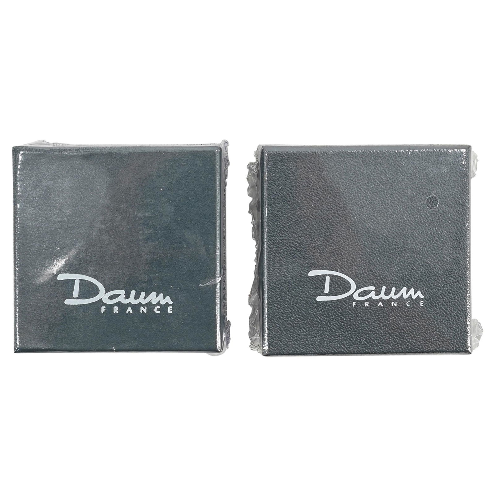 (2Pc) Daum Pate de Verre Ornaments Sealed in Box (1 of 3)