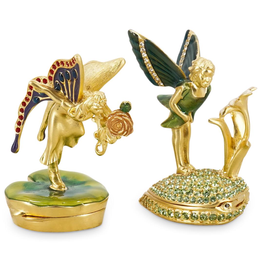 (2 Pc) Estee Lauder Solid Perfume Compact Grouping Set (1 of 6)