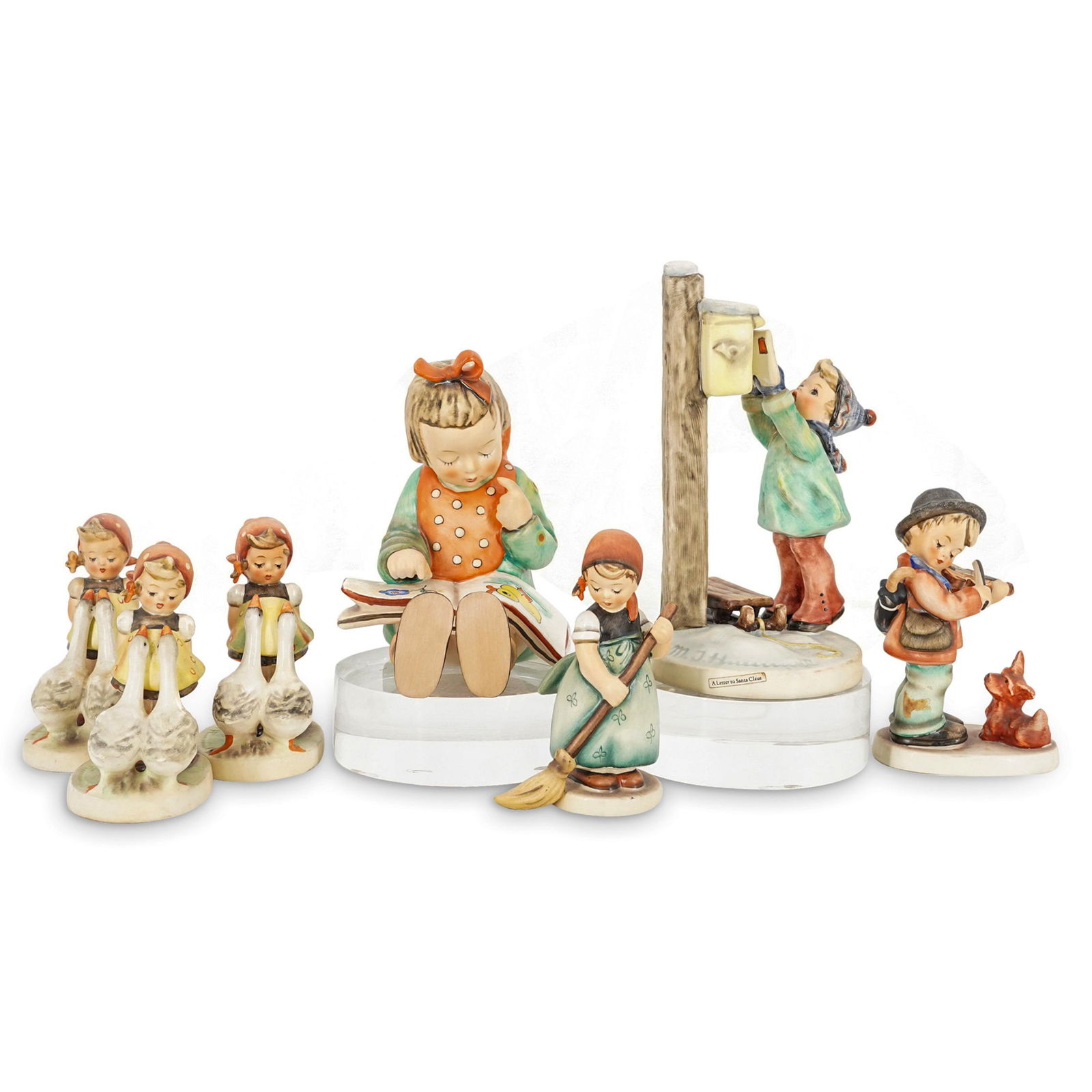 (7Pc) M.I. Hummel Goebel Figurine Grouping (1 of 9)