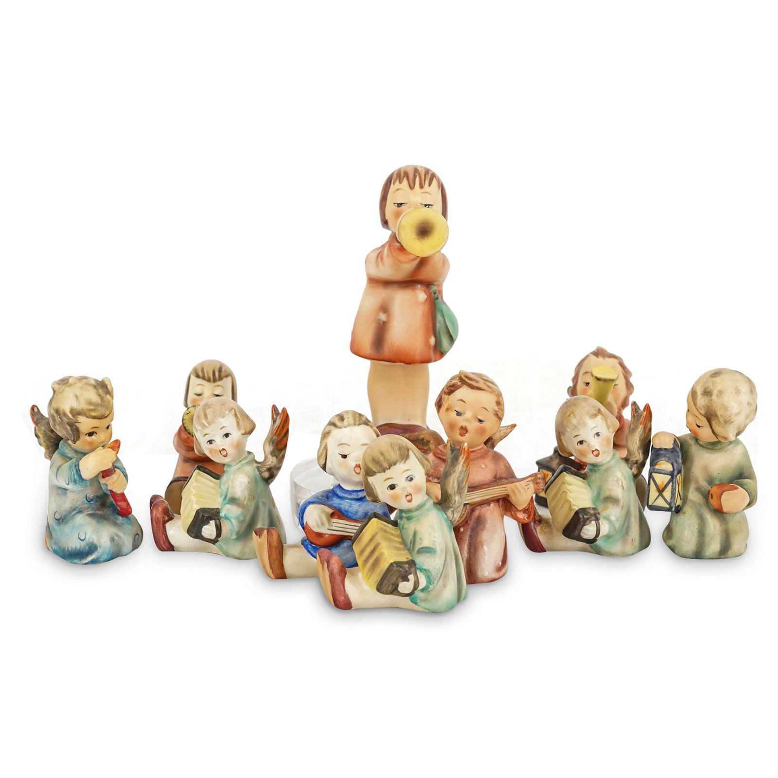 (10 Pc) Goebel Porcelain Figurines Grouping Set (1 of 11)