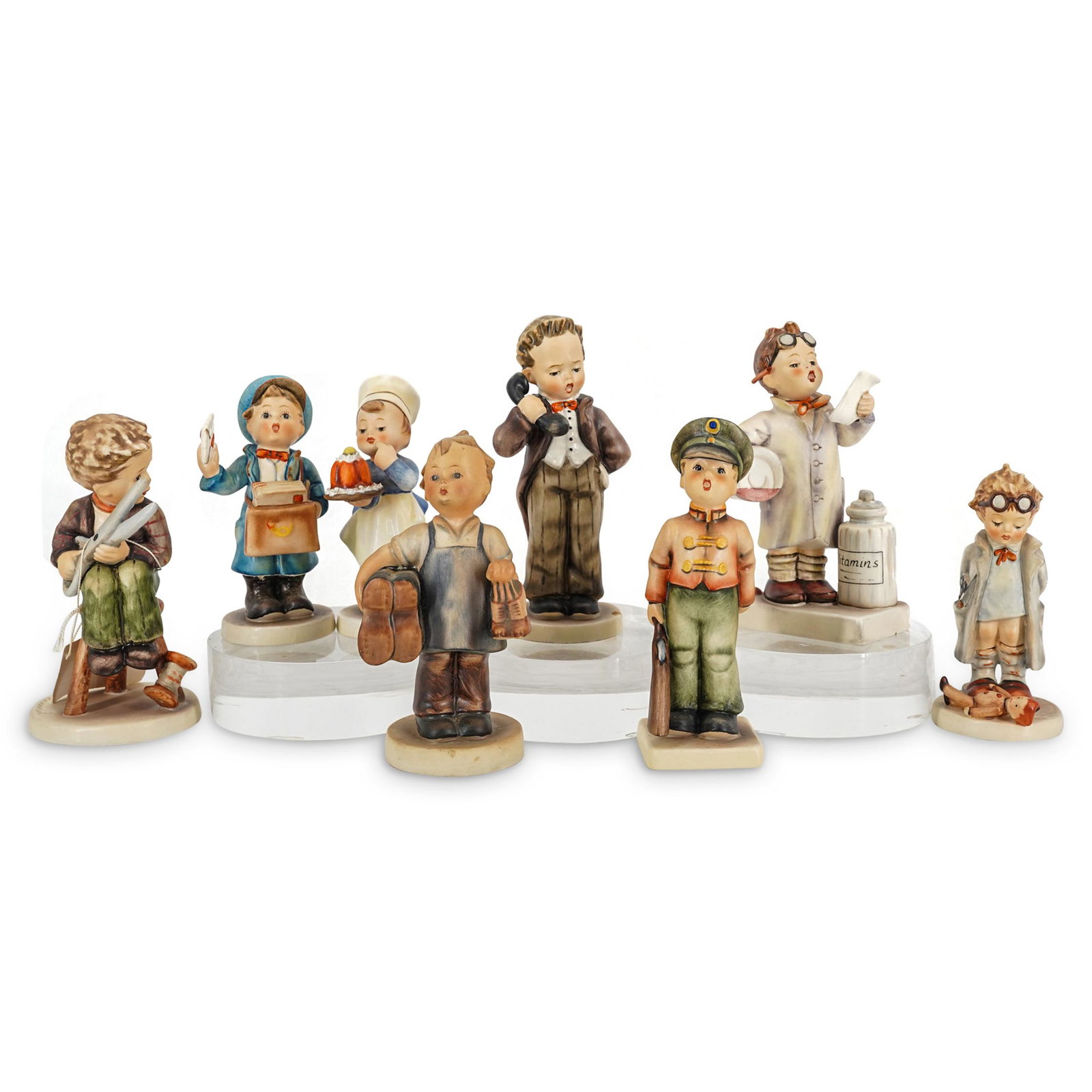 (8 Pc) Goebel Porcelain Figurines Grouping Set (1 of 11)