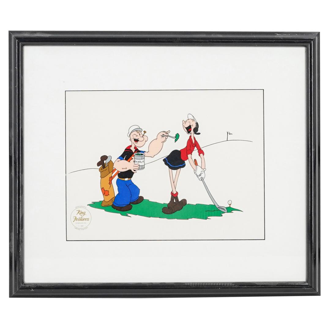 1991 Limited Edition Popeye Serigraph Cel (1 of 4)