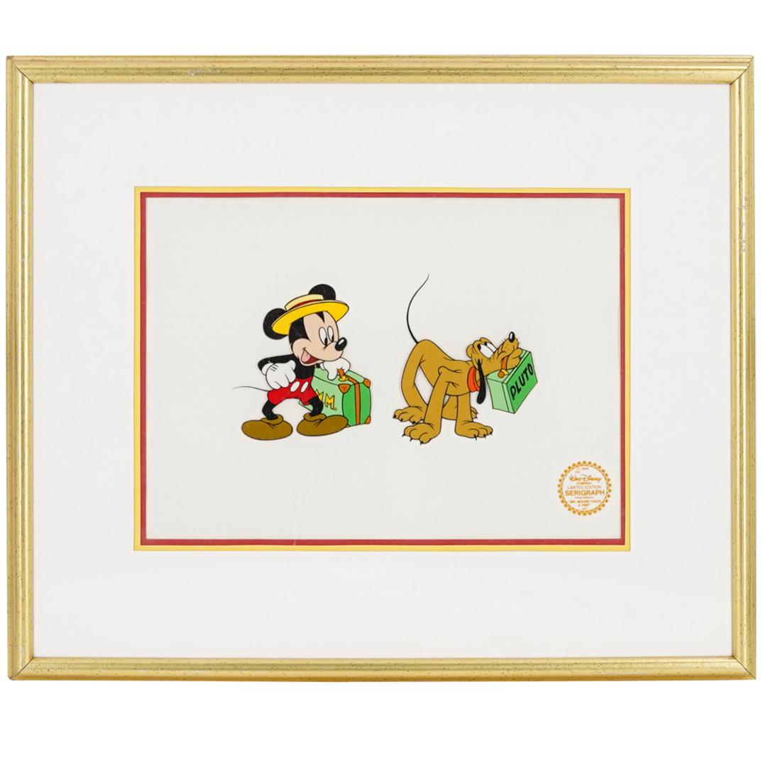 1940 Limited Edition Mickey & Pluto Serigraph Cel (1 of 6)