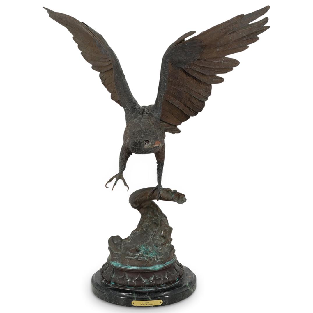 Jules Moigniez (French, 1835-1894) "Eagle" Bronze Sculpture (1 of 9)