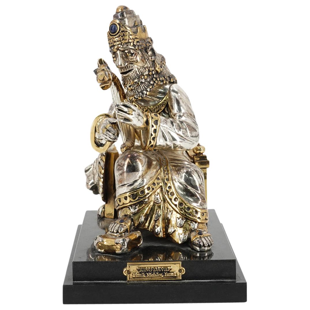 Frank Meisler (1925-2018) "King David" Metal Sculpture (1 of 9)