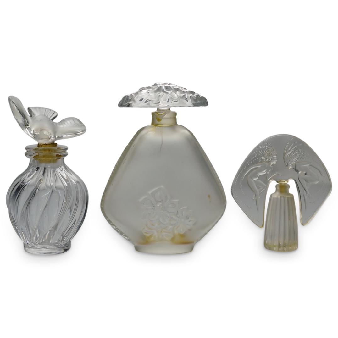 (3Pc) Lalique Perfume Bottles (1 of 7)