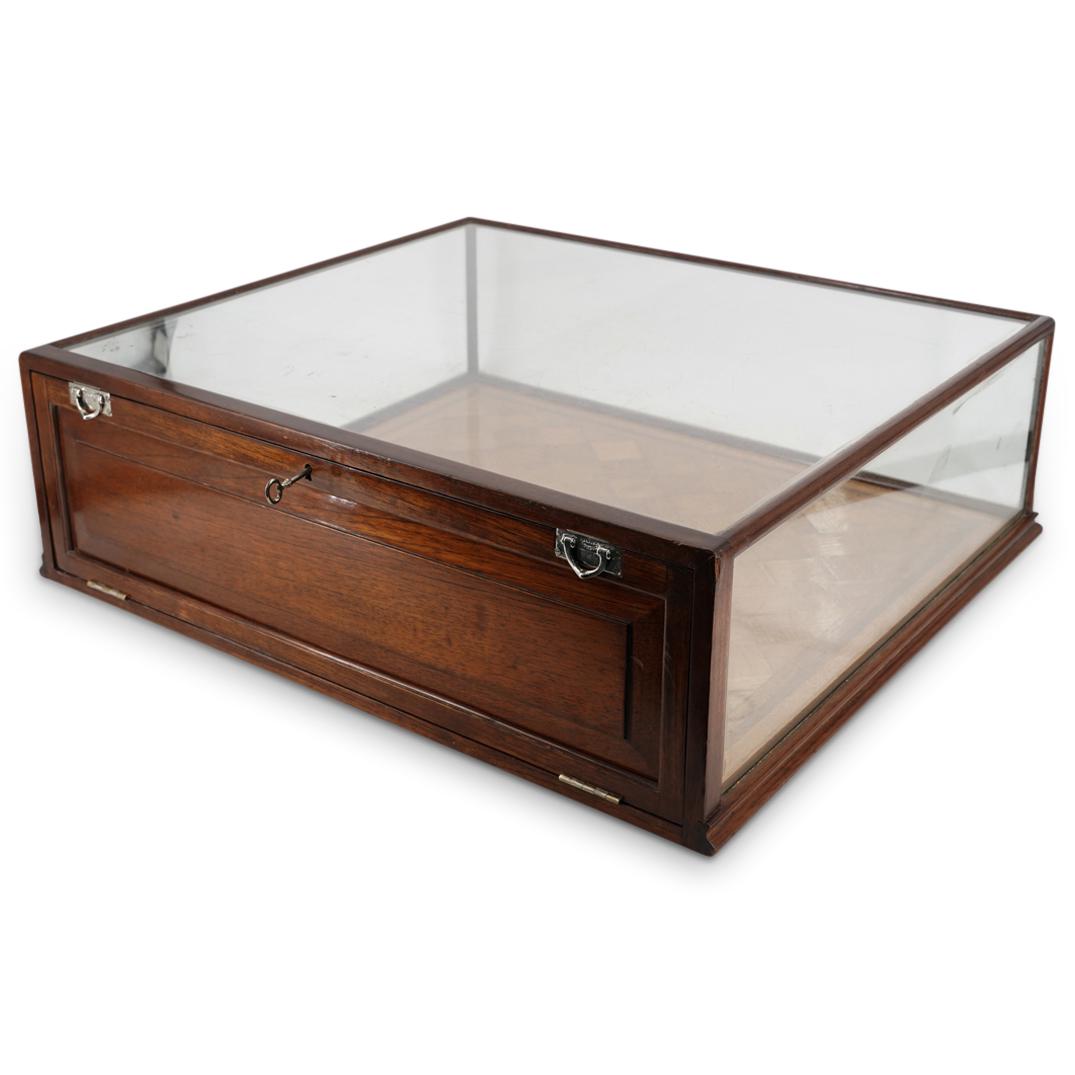 English Parquetry Display Cabinet (1 of 7)