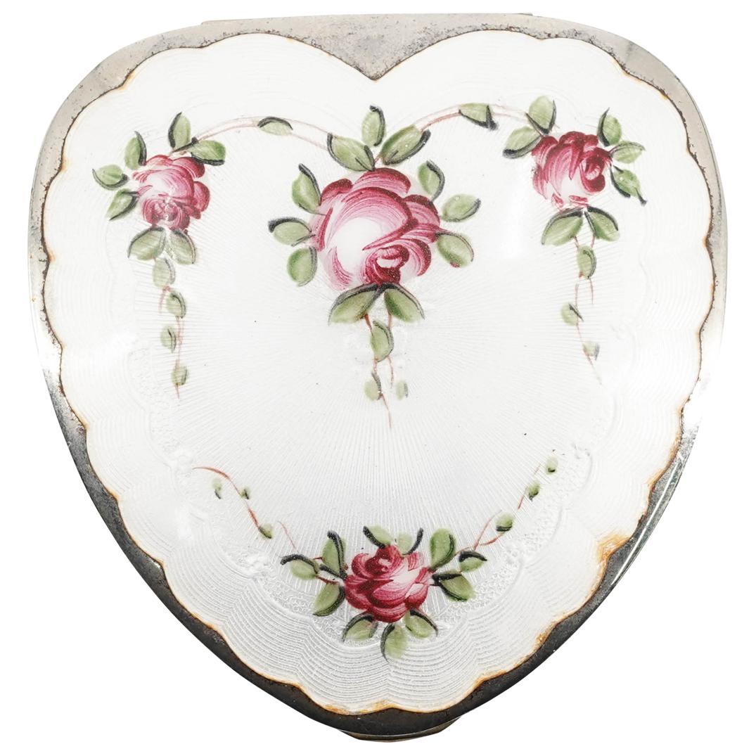 Vintage Marathon Enamel Guilloche Compact Case (1 of 6)