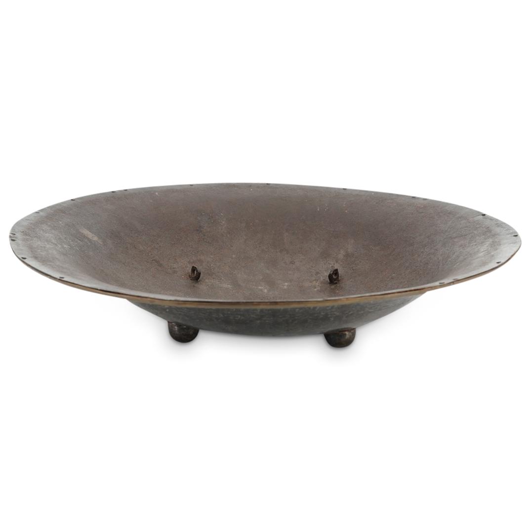 Antique Indo-Persian Damascene Steel Shield (1 of 4)