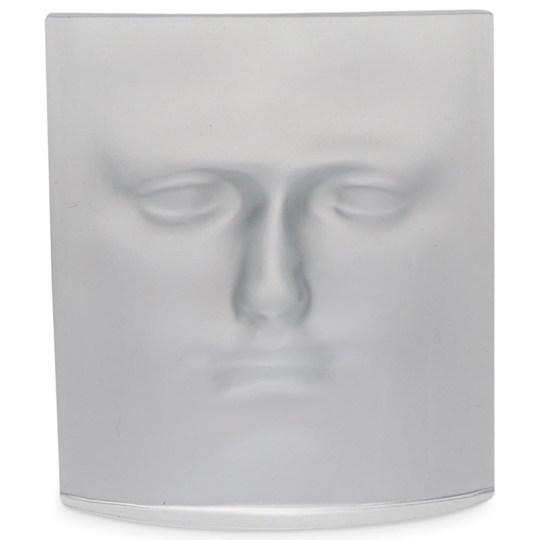 Roy (Wright Royston) Adzak (1927-1988) Daum Face Paperweight (1 of 3)