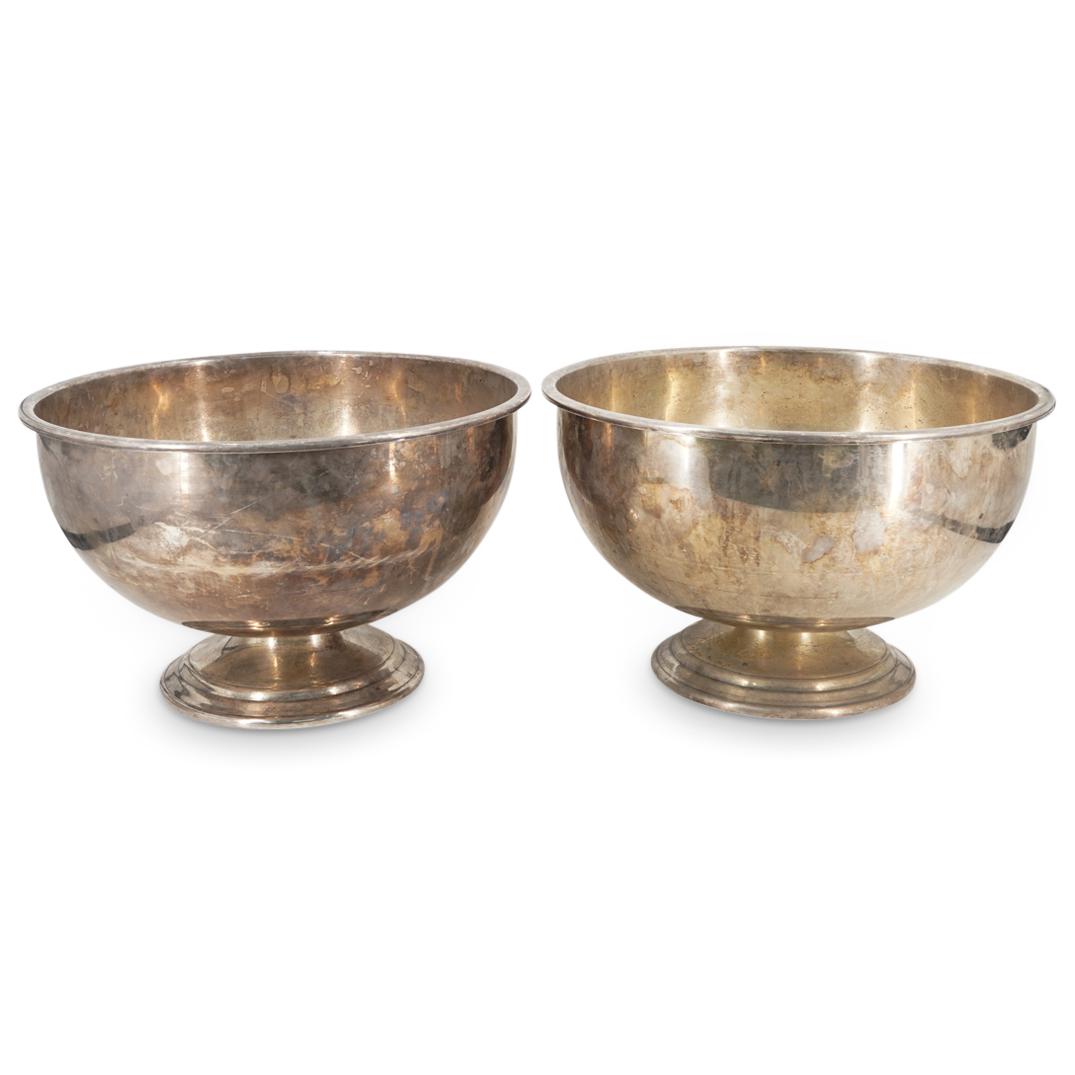 Pair Of Italian Sambonet Gio Ponti Footed Punch Bowl (1 of 6)