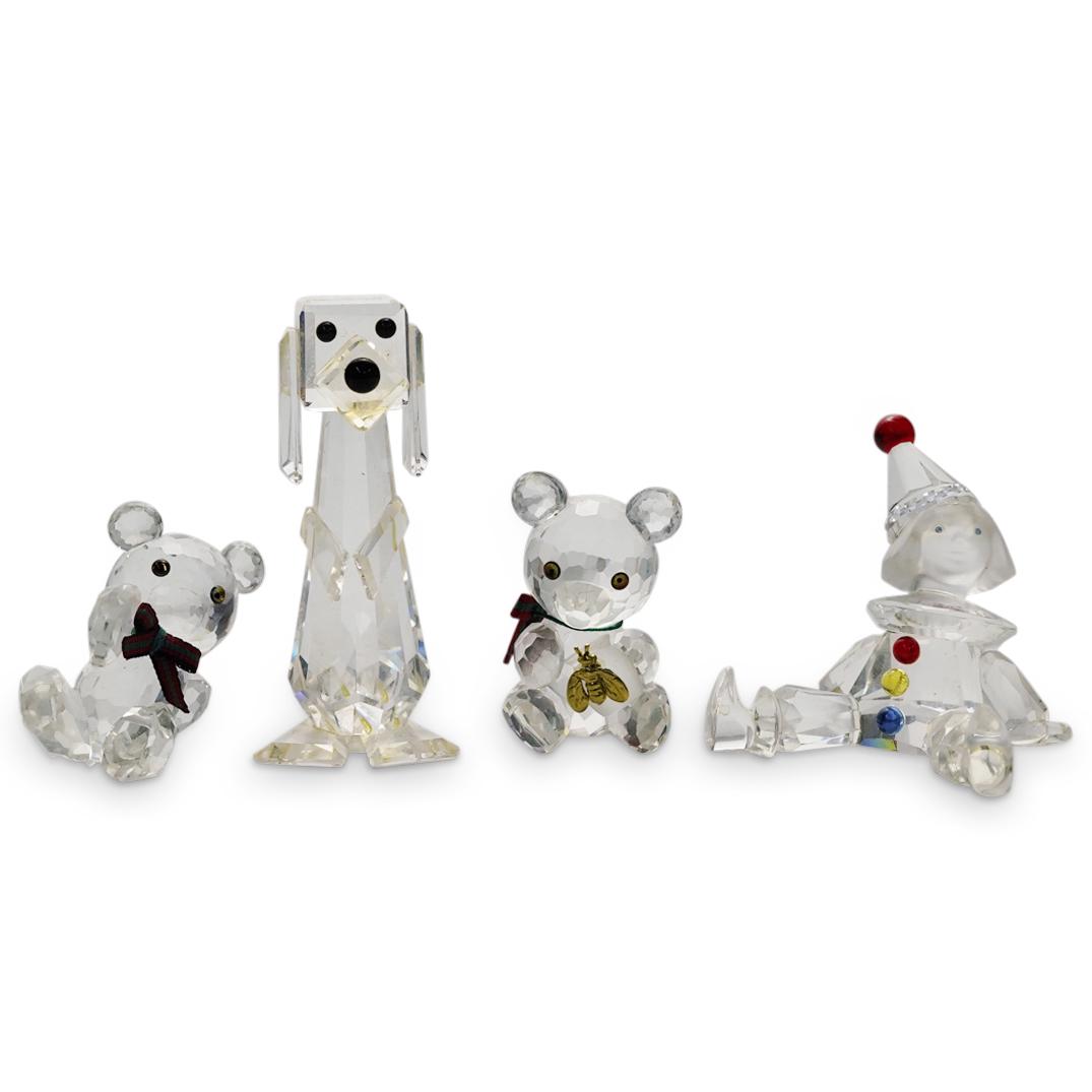 (4 Pc) Swarovski Crystal Figurines Grouping Set (1 of 4)