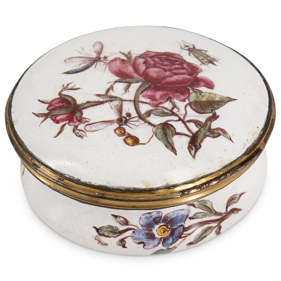 18th Bilston / Battersea Enamel Snuff Box (1 of 5)