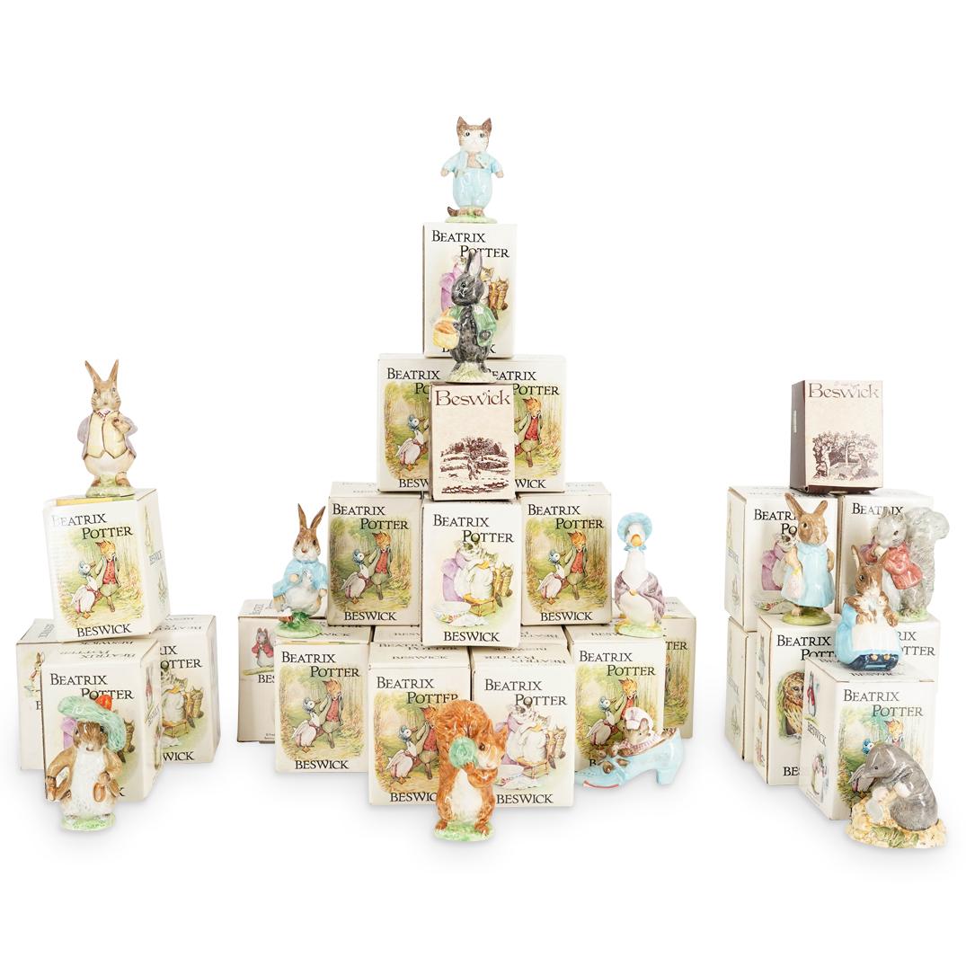 (37 Pc) John Beswick Beatrix Potter Porcelain Figurines (1 of 1)