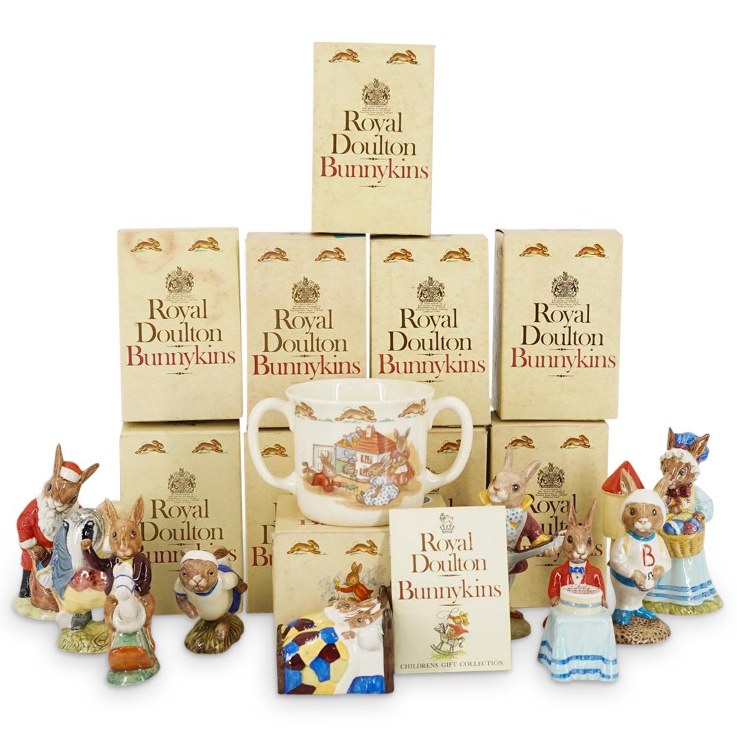 (10 Pc) Royal Doulton Bunnykins Porcelain Grouping Set (1 of 10)