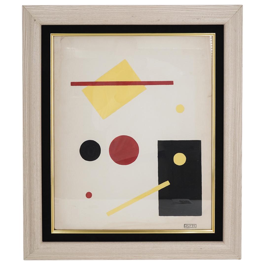 Signed Lolo Soldevilla (1901-1971) "S/T" Oil On Board (1 of 5)