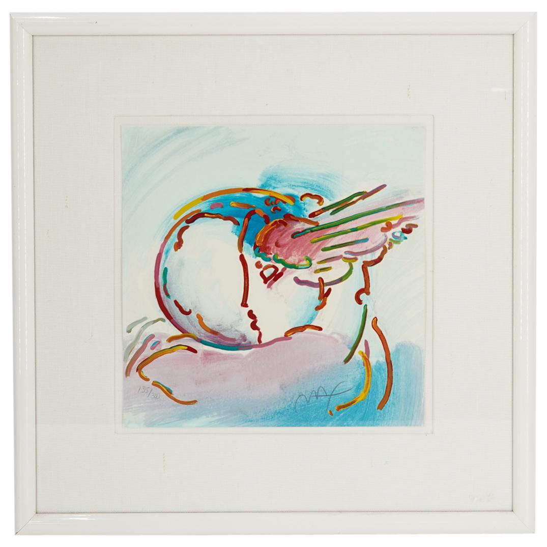 Peter Max (B. 1937) Lithograph Print Of "Untitled" (1 of 3)