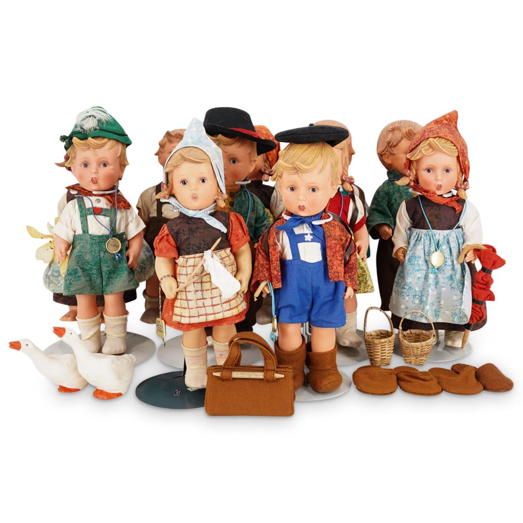 (11 Pc) Vintage MJ Hummel Vinyl Dolls (1 of 12)