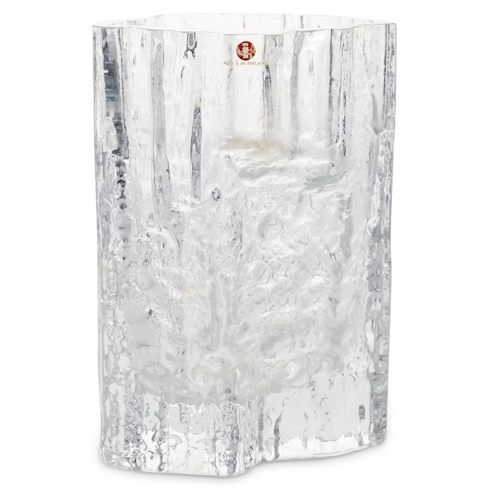 Tapio Wirkkala Iittala Glass Vase: DESCRIPTION: A 1960s Mid-Century modern glass vase designed by Tapio Wirkkala for Iittala. CIRCA: Mid 20th Century ORIGIN: Finland. DIMENSIONS: H: 6 5/8" W: 4 3/8" Have a similar item to sell? Contact