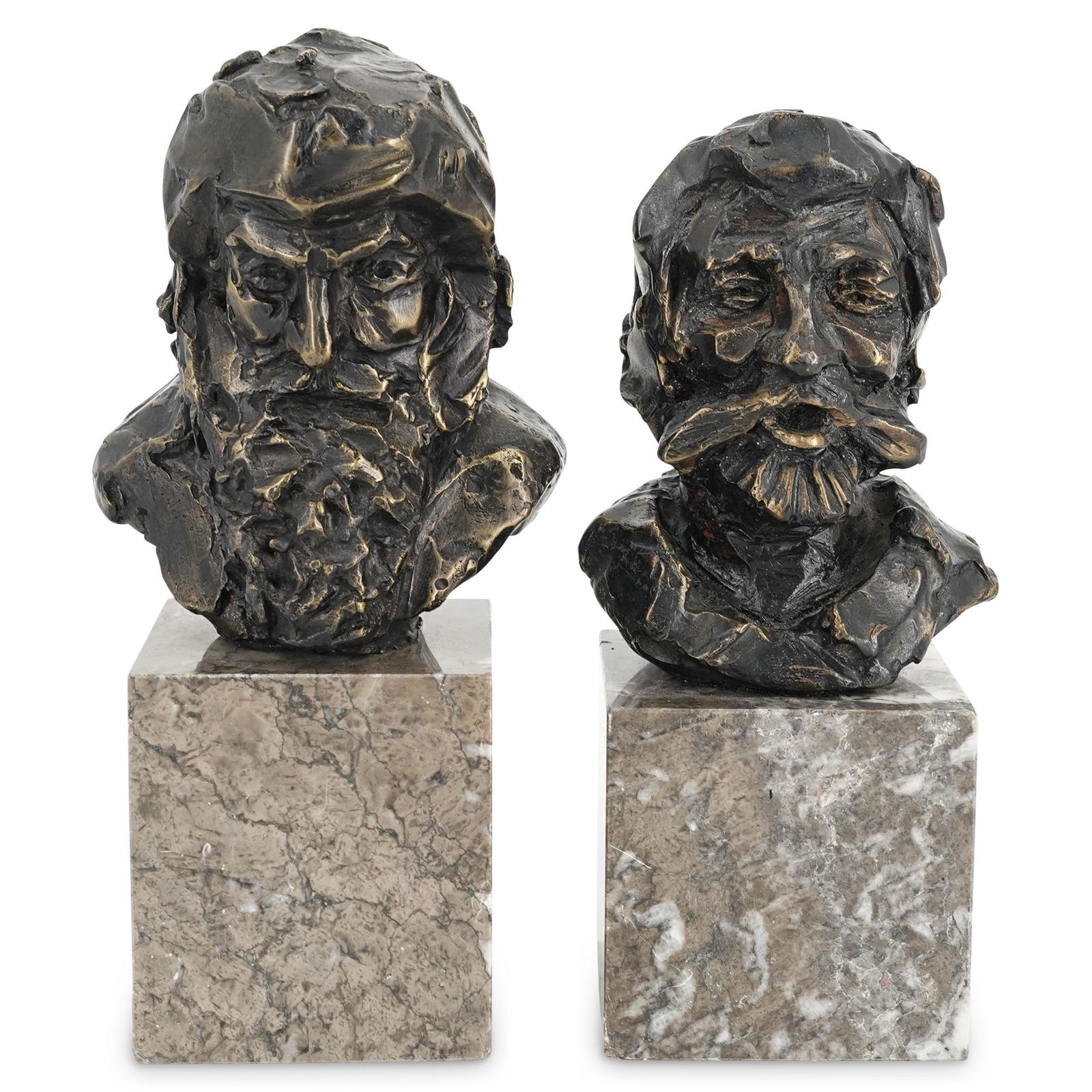 (2 Pc) Bronze Pacesetter Judaica Sculptures By Ken Treister (1 of 7)
