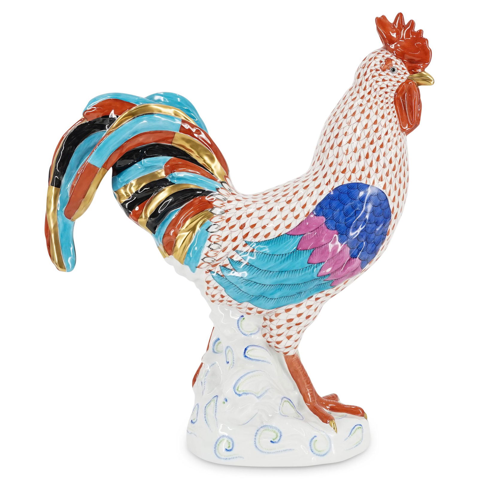 Herend Large Porcelain Rooster (1 of 8)