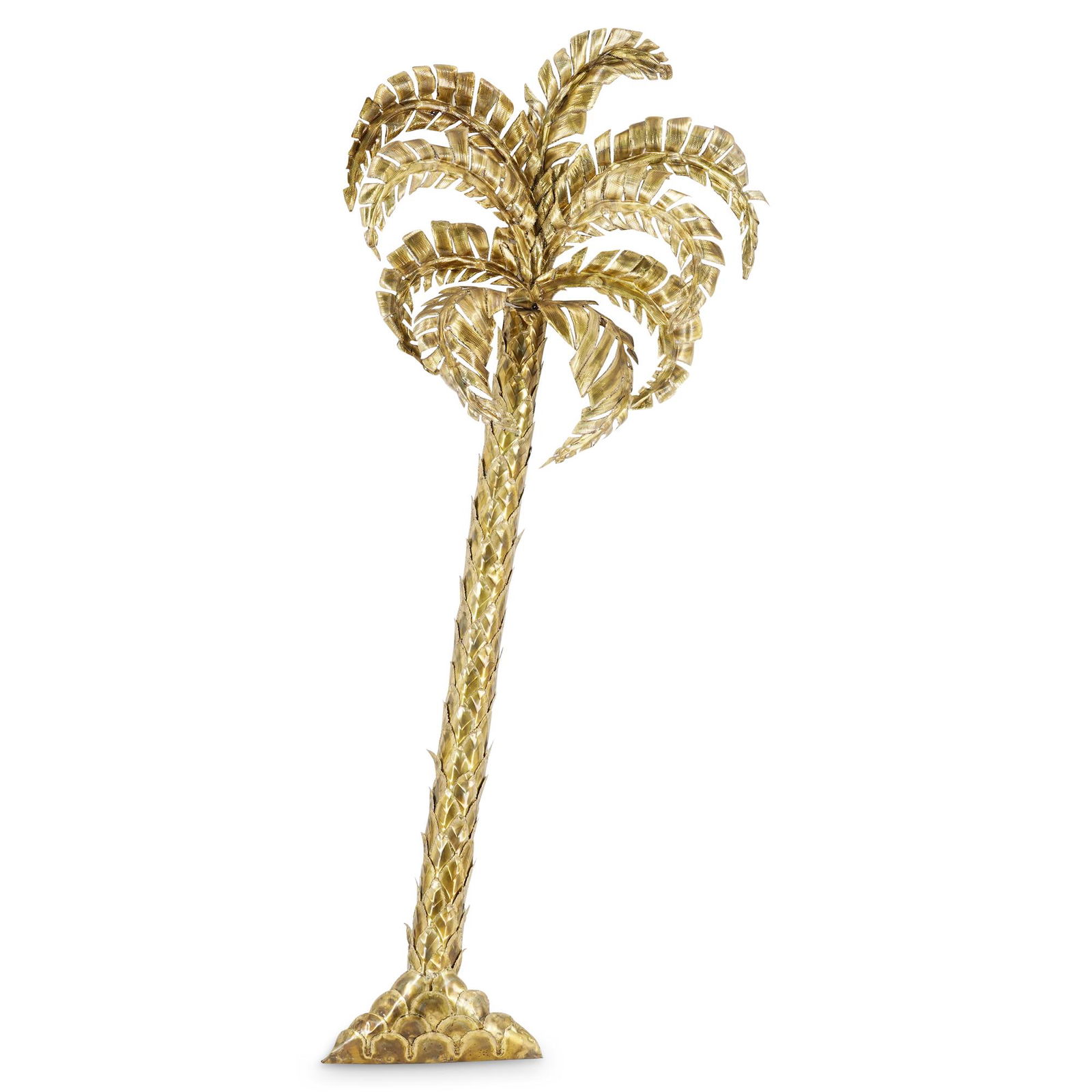 Mid Century Hollywood Regency Palm Tree Wall Applique (1 of 6)