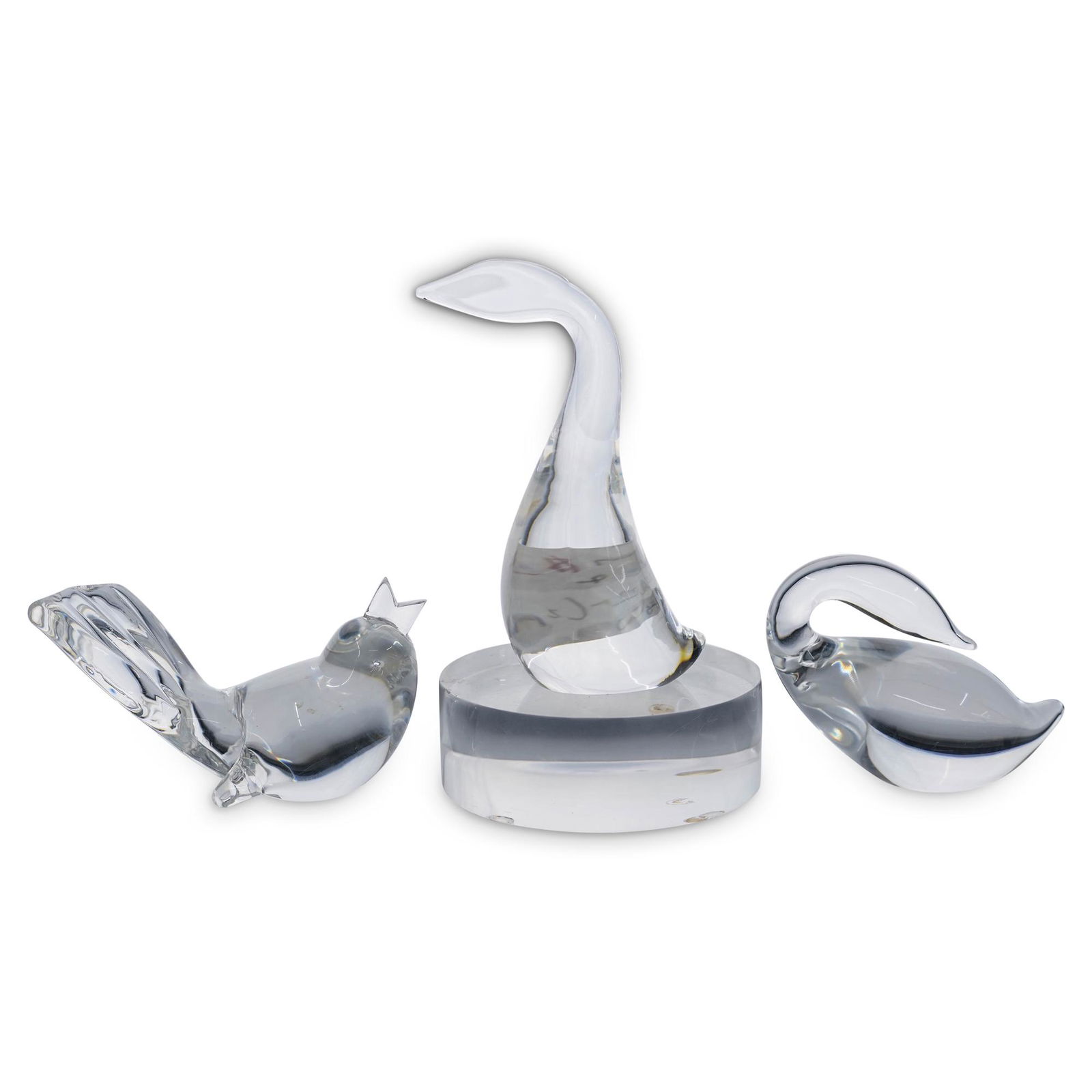 (3 Pc) Steuben Crystal figurines (1 of 5)