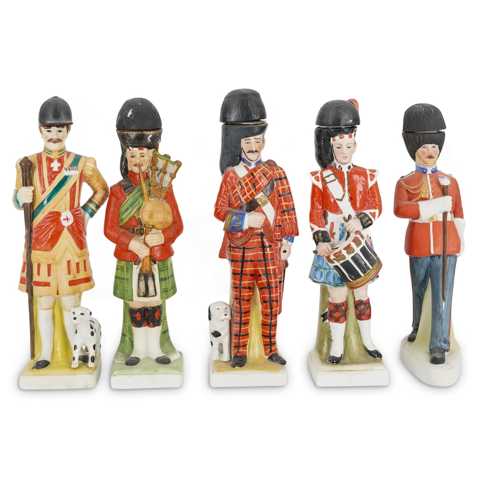 (5 Pc) Vintage Max Factor Decanter Figural Bottles (1 of 8)