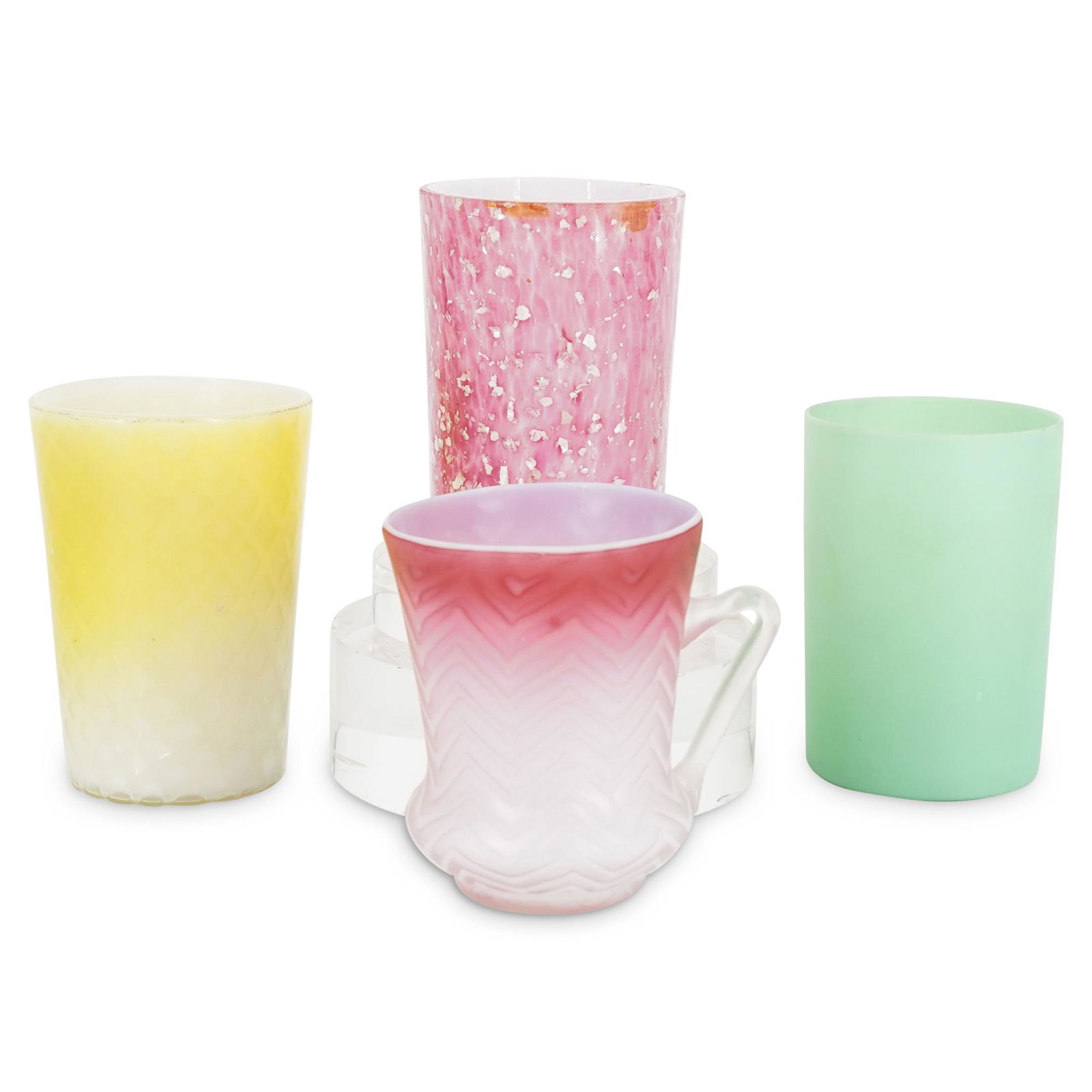 (4 Pc) Mount Washington Drinking Vessels (1 of 6)