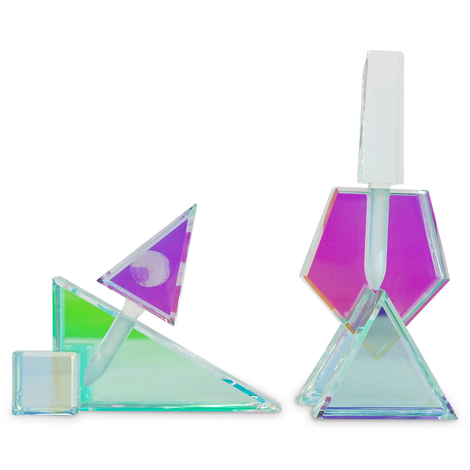 Pair Of Stephen Jon Clements Perfume Bottles (1 of 8)