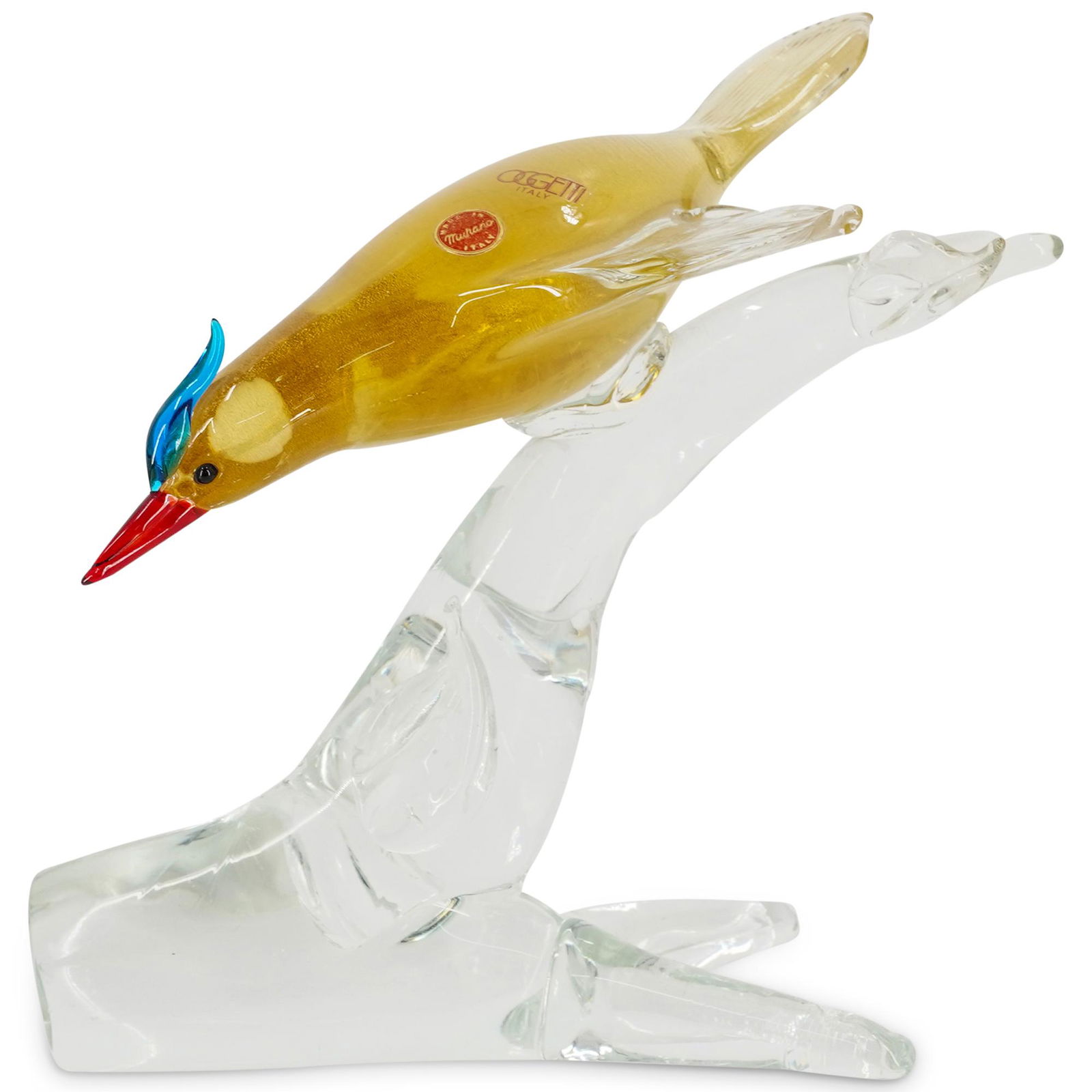 Oggetti Murano Art Glass Bird Sculpture (1 of 5)