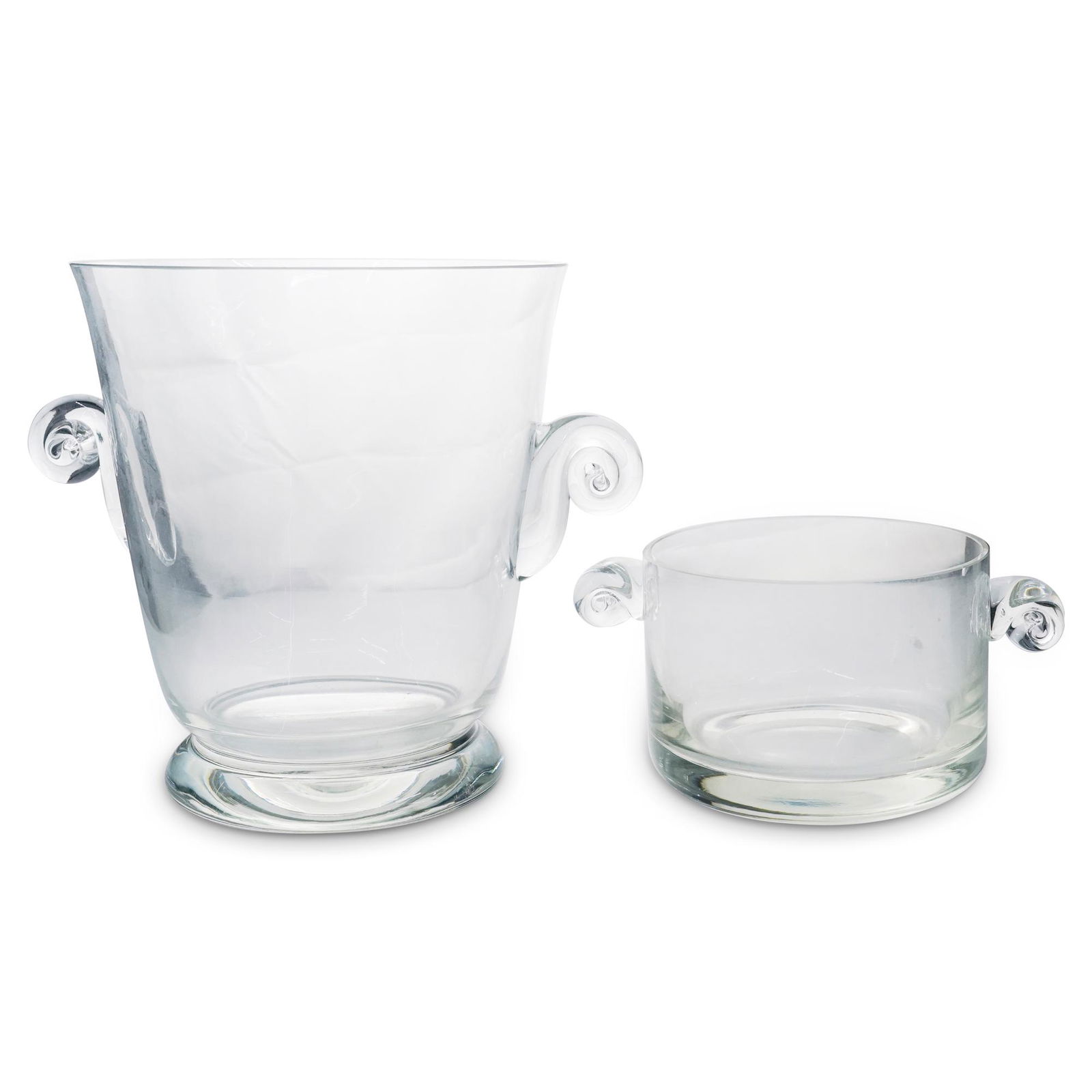 (2Pc) Pair of Double Handled Ice Buckets (1 of 4)